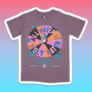 NFID HOLY WATER TSHIRT in PLUM / size large​